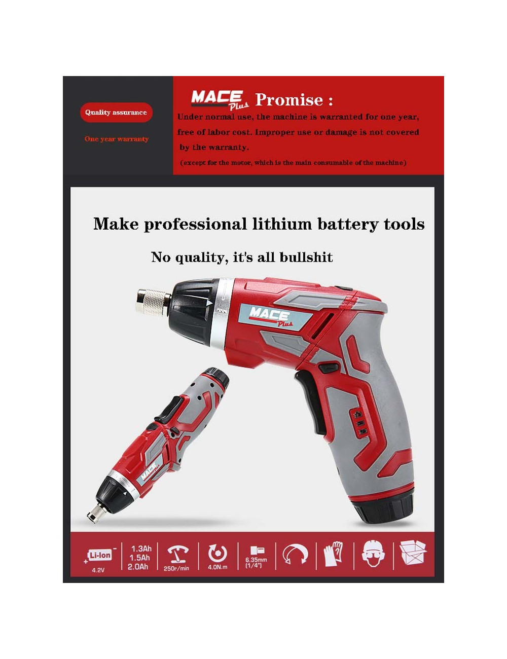 MT-SC 4.2KIT LINO CORDLESS DRILL 4.2 V 46 PCS/SET