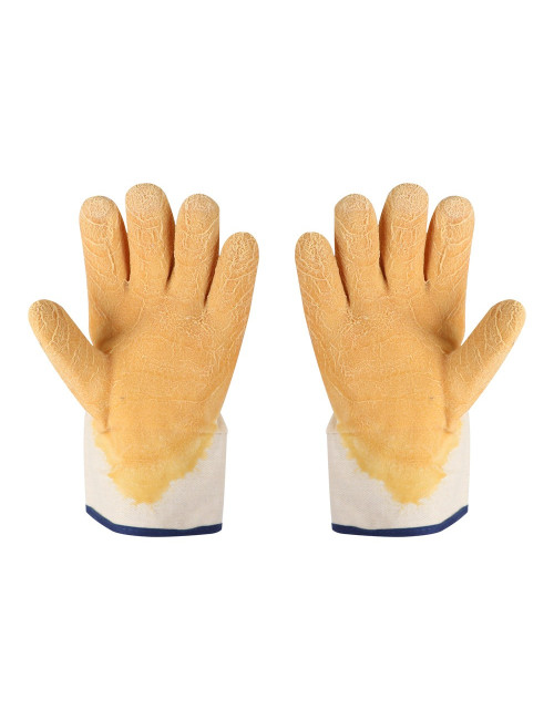 KS-3123H LATE x COATED GLOVES NATURAL ORANGE 11"