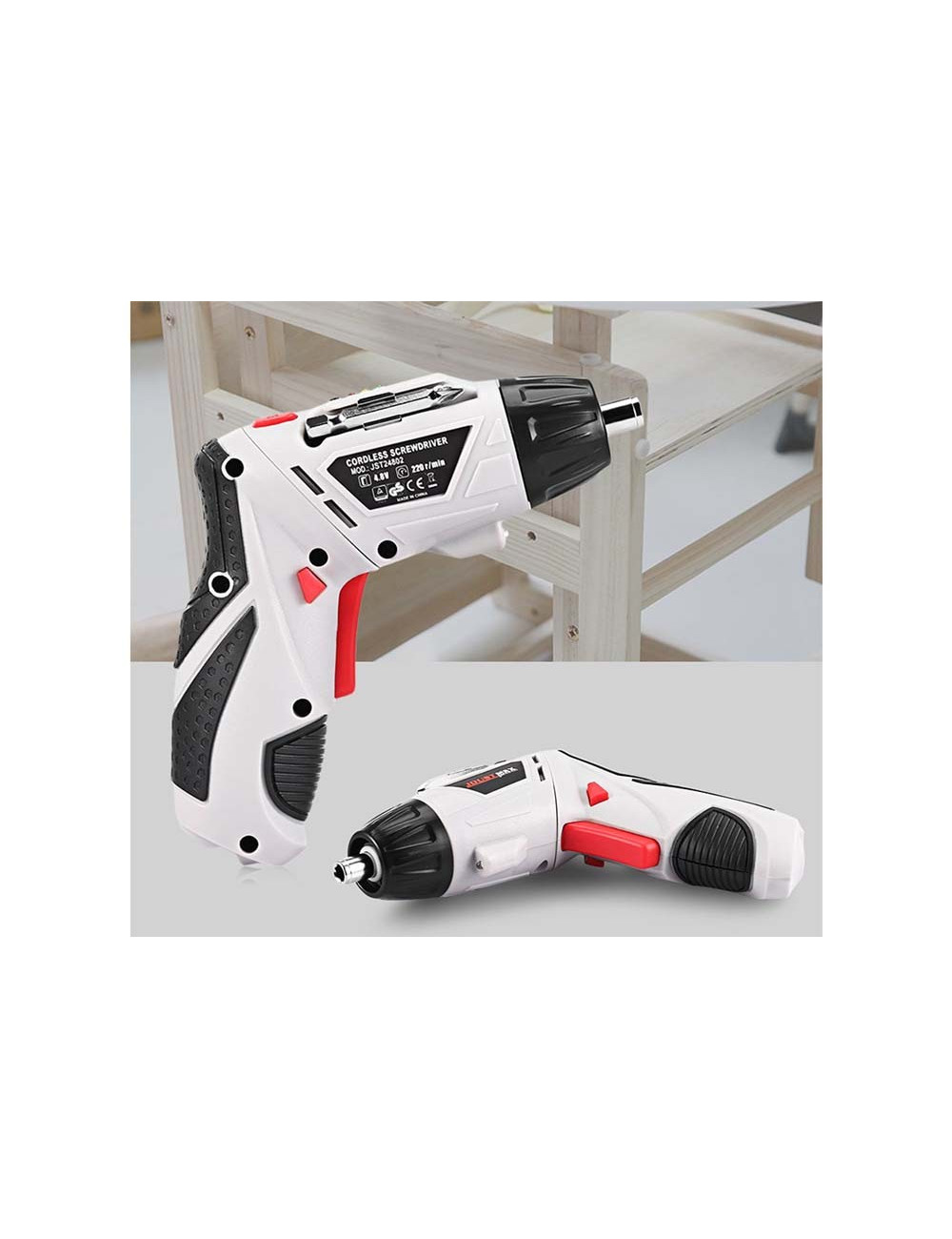 JST24802KIT CORDLESS SCREWDRIVER 4.8V KIT