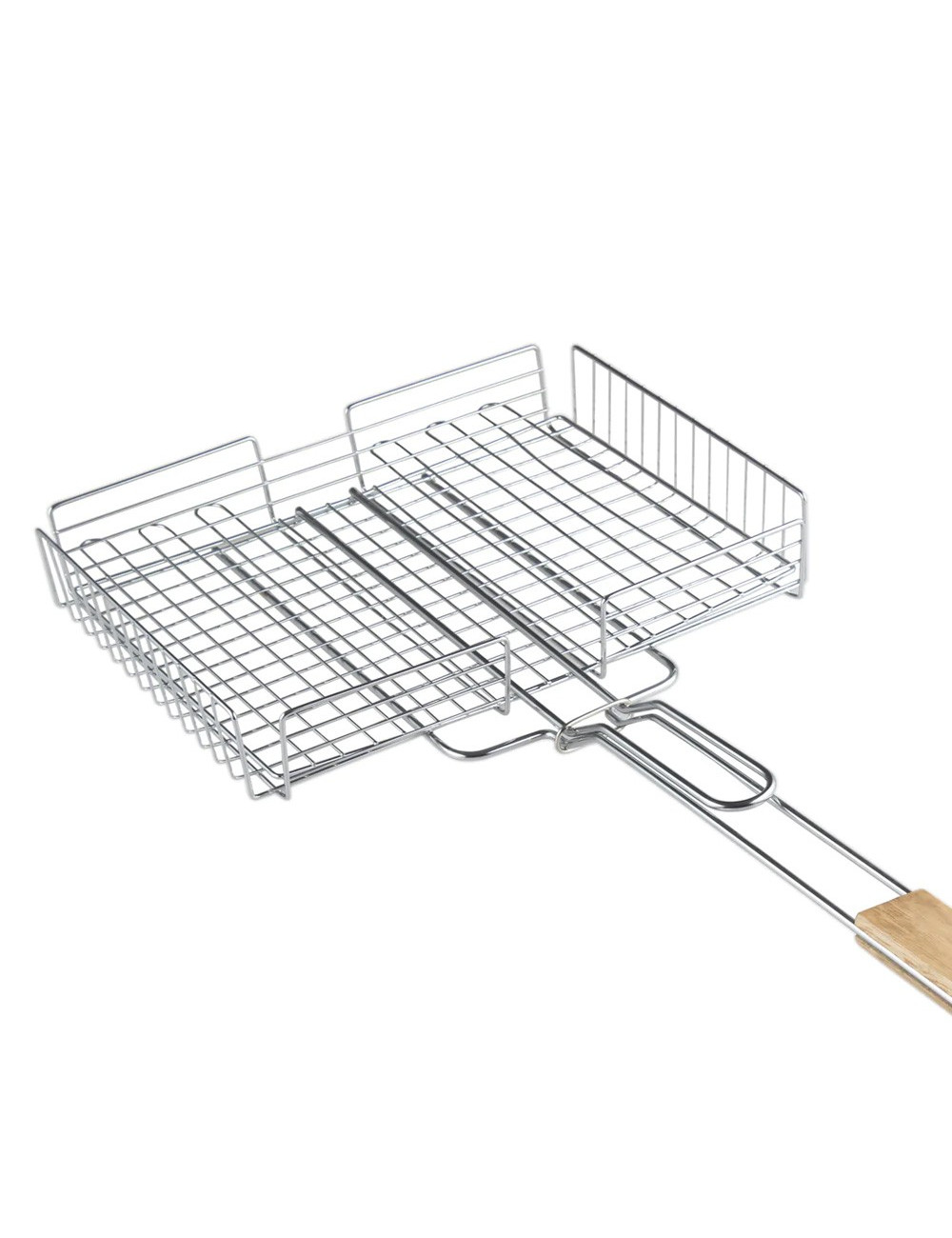 Large square stainless steel grill XP02293