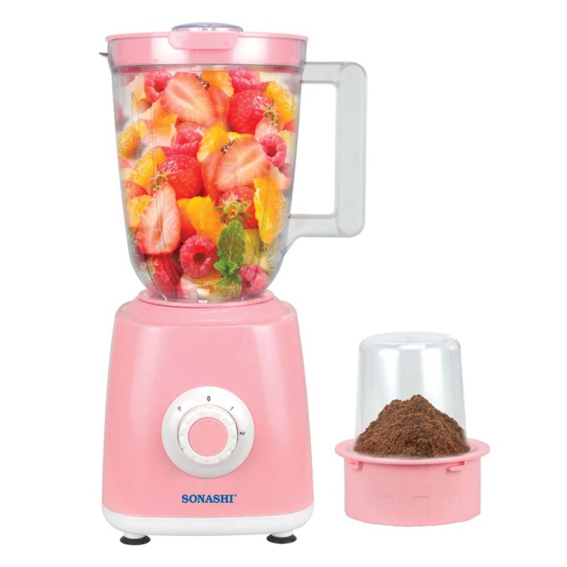 SONASHI 2 IN 1 BLENDER/ 4 SPEED /UNBREAKABLE JAR,350W