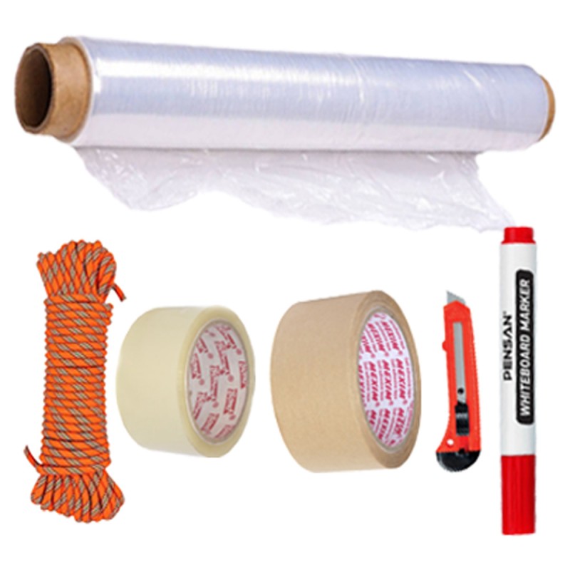 VIRA LUGGAGE WRAPPING TRAVEL KIT 6 PCS/SET