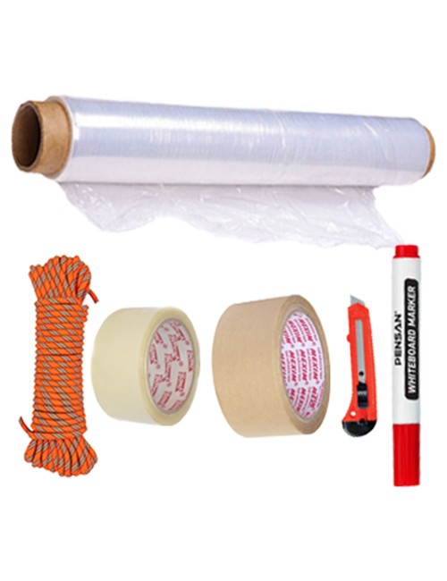 VIRA LUGGAGE WRAPPING TRAVEL KIT 6 PCS/SET