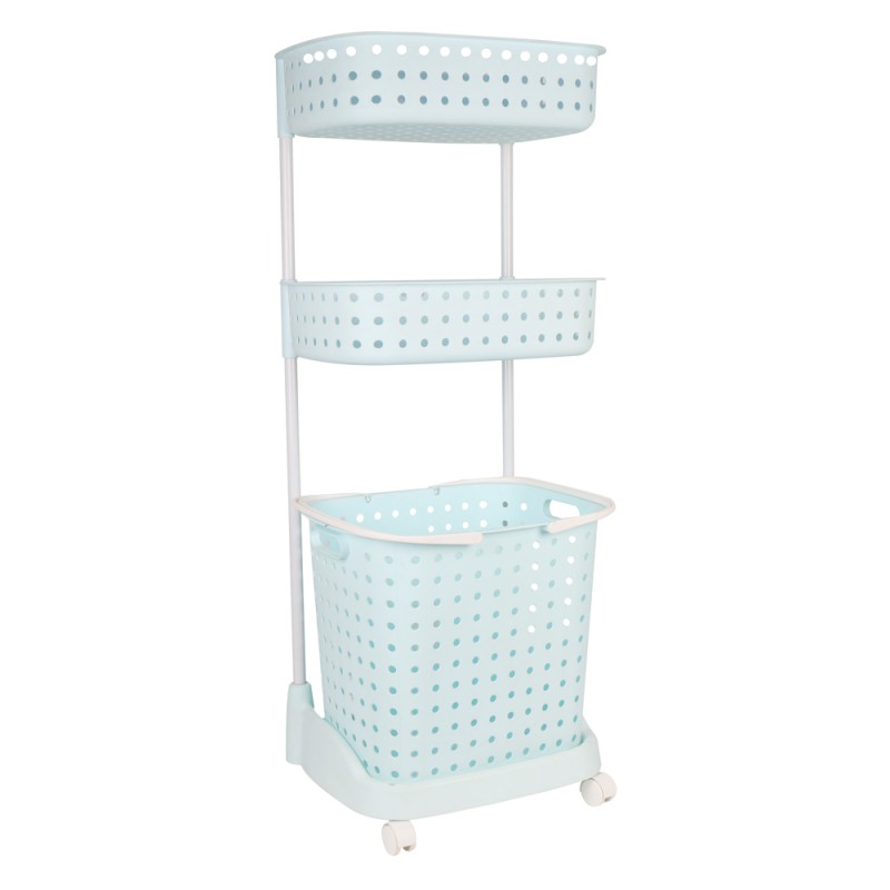 THREE LAYER LAUNDRY STORAGE BASKET MULTICOLOR 45*32*110
