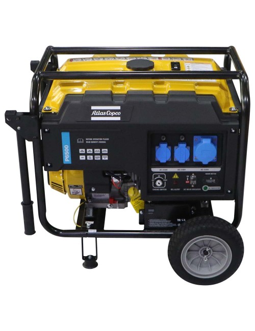 QEP5-1P-6500 ATLAS COPCO ELECTRIC SELF START GENERATOR MACHINE