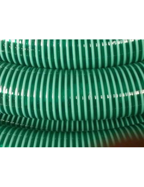 PVC SUCTION HOSE GREEN 2.5" x 30 MTR