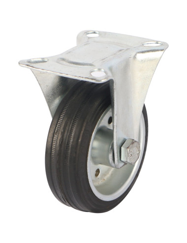 037075 RUBBER CASTER WHEEL 3"