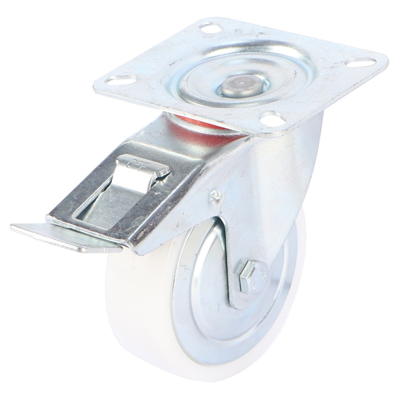 074100 CASTER WHEEL SWIVEL WITH BRAKE 4"