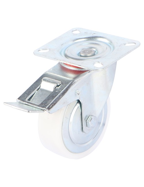 074100 CASTER WHEEL SWIVEL WITH BRAKE 4"