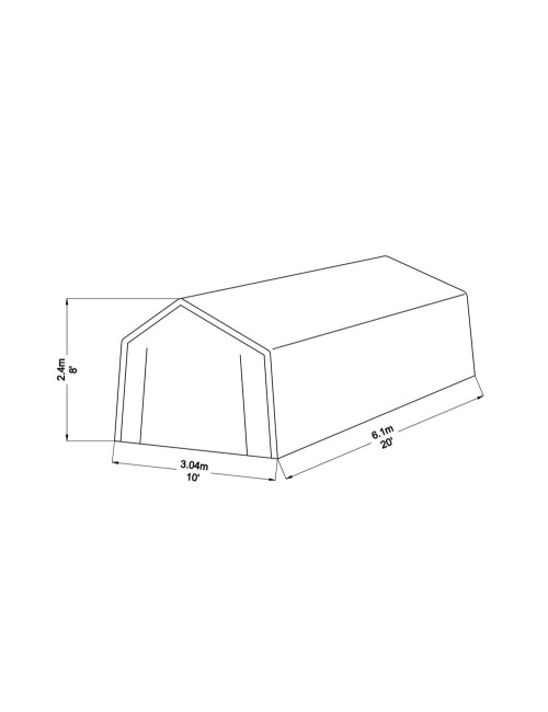 103-1105CM خيمة حديقة 3×6×2.4 CHN