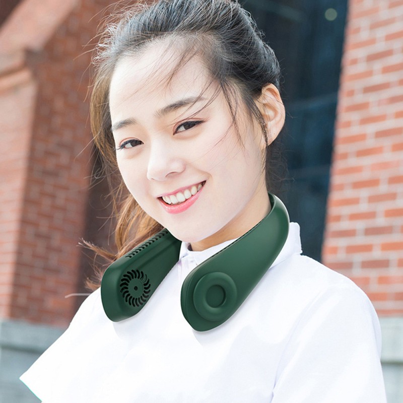 RECHARGEABLE BLADELESS NECK FAN 2000MAH