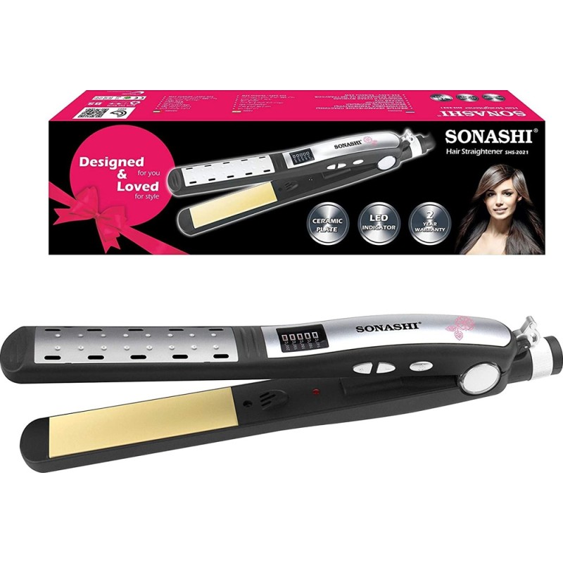 SONASHI HAIR STRAIGHTENER WITH CERAMIC PLATE 25W