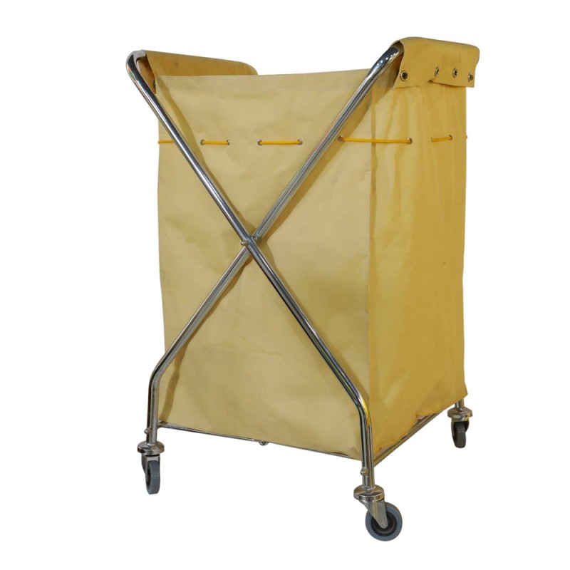 D-027 FOLDING X-SHAPED LINEN CART