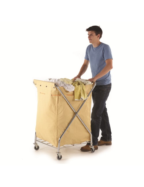 D-027 FOLDING X-SHAPED LINEN CART