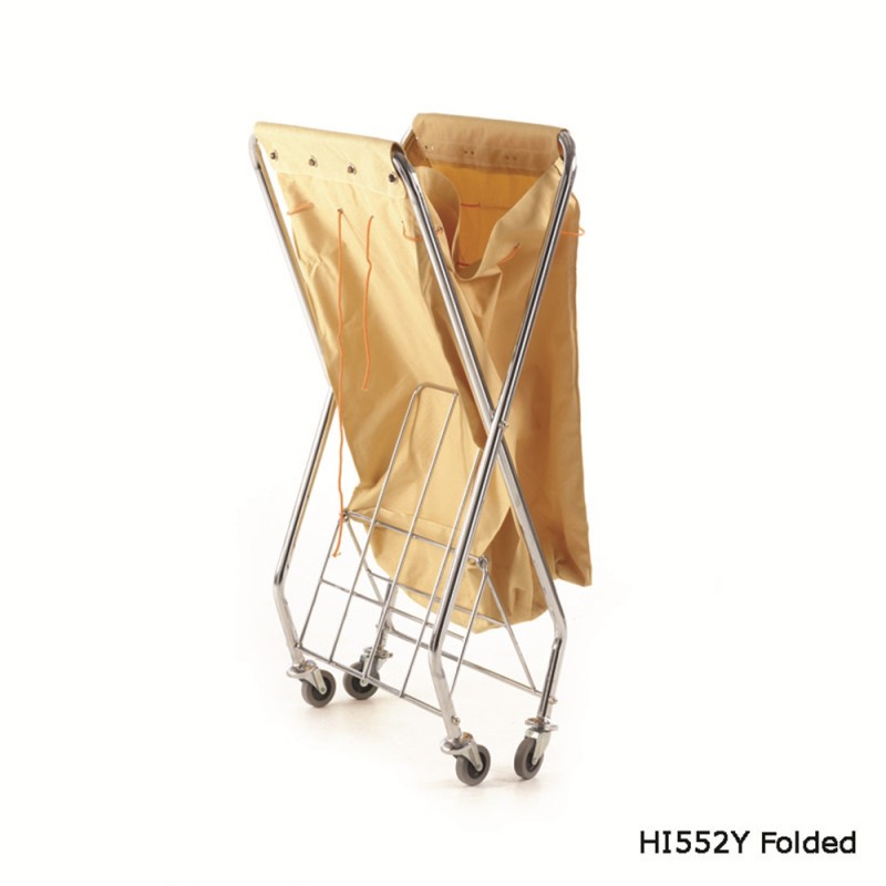 D-027 FOLDING X-SHAPED LINEN CART