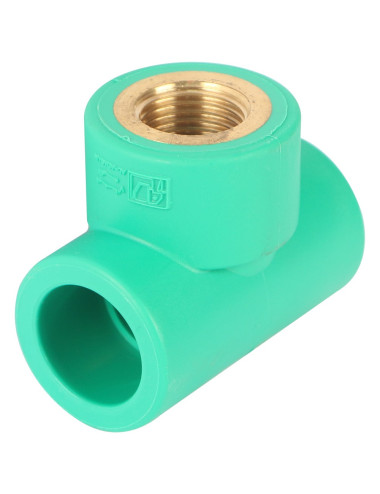 تي بسن 3/4"×1/2" اخضر لحيم عدساني كويتي