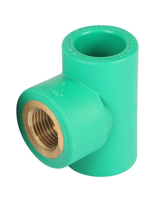 تي بسن 3/4"×1/2" اخضر لحيم عدساني كويتي