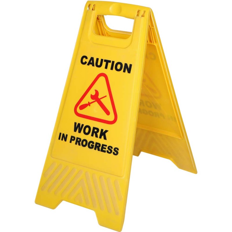 B-136 P.P. CAUTION BOARD - REPAIR IN PROGRESS