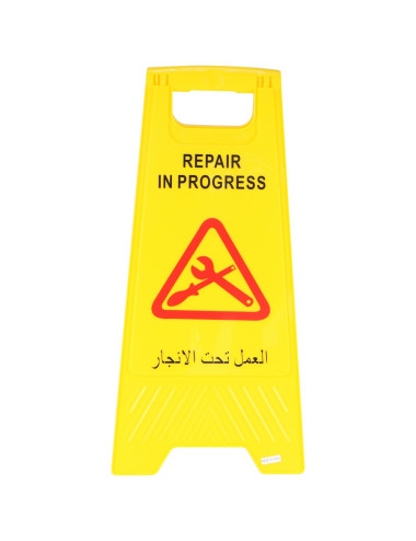 B-136 P.P. CAUTION BOARD - REPAIR IN PROGRESS