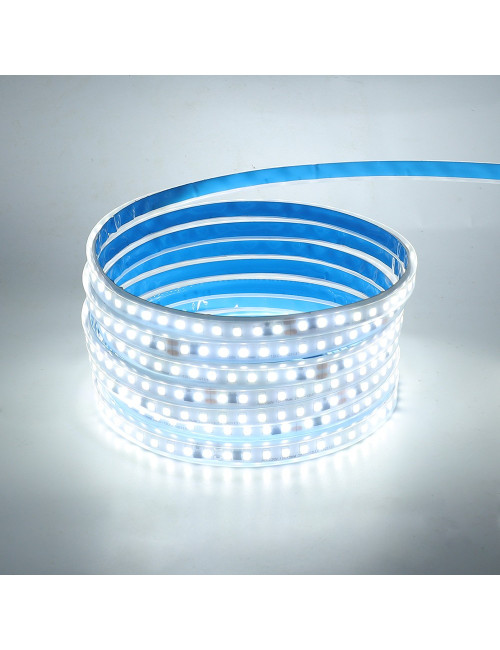 RUBBER COATING STRIP LIGHT 220V 100MTR WARM WHITE 3000K