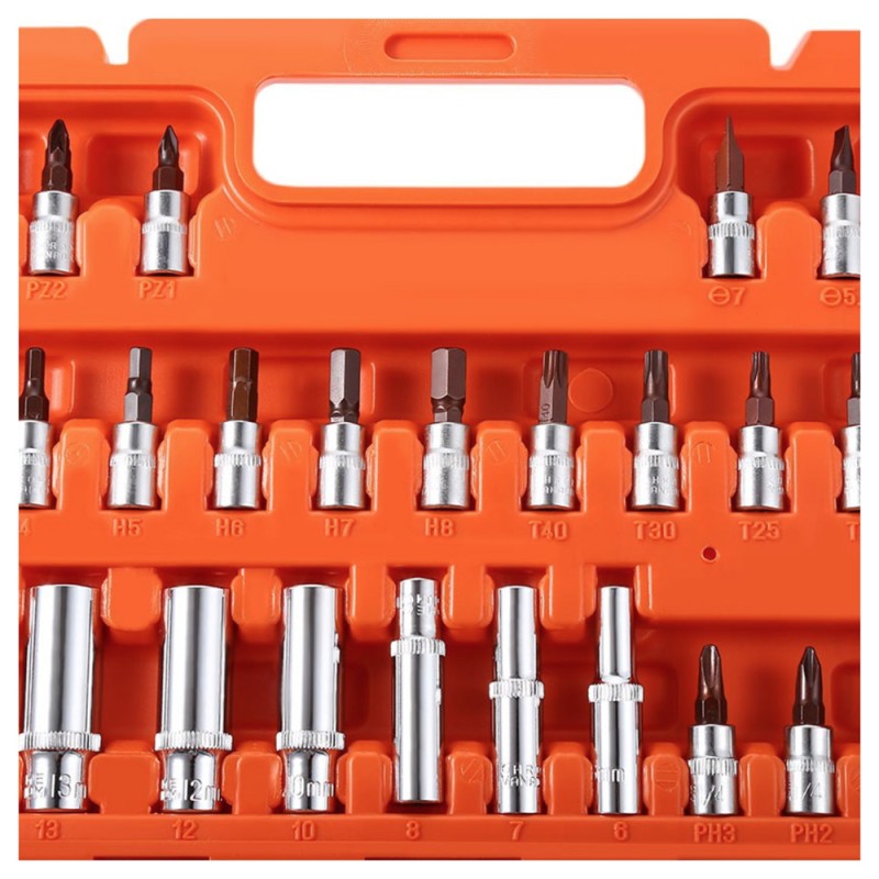 1/4 SLEEVE KIT 24 TOOTH RATCHET 54 PCS/SET