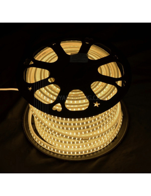 2835-180P DOUBLE LINE LED STRIP LIGHT WARM WHITE 50MTR