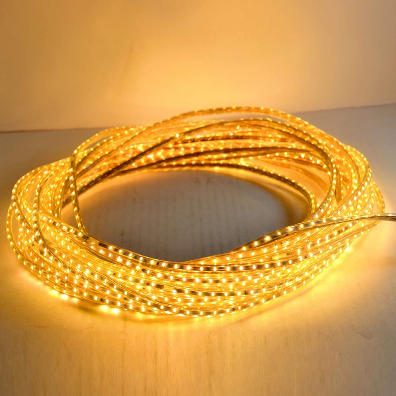 2835-180P DOUBLE LINE LED STRIP LIGHT YELLOW 50 MTR