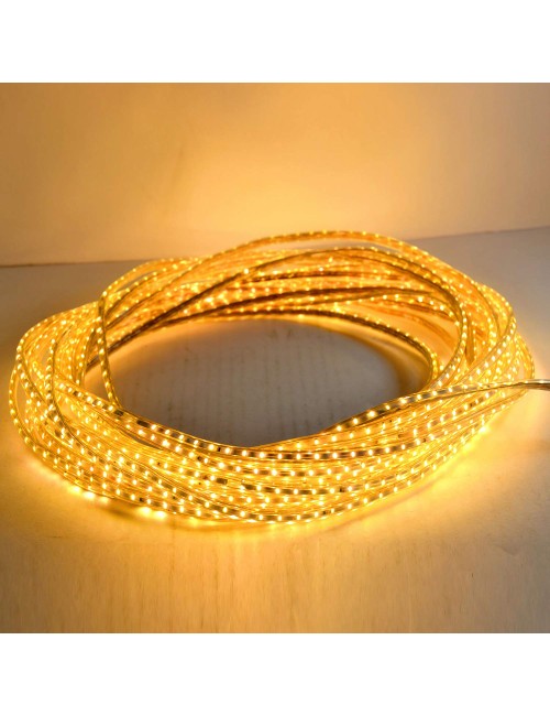 2835-180P DOUBLE LINE LED STRIP LIGHT YELLOW 50 MTR