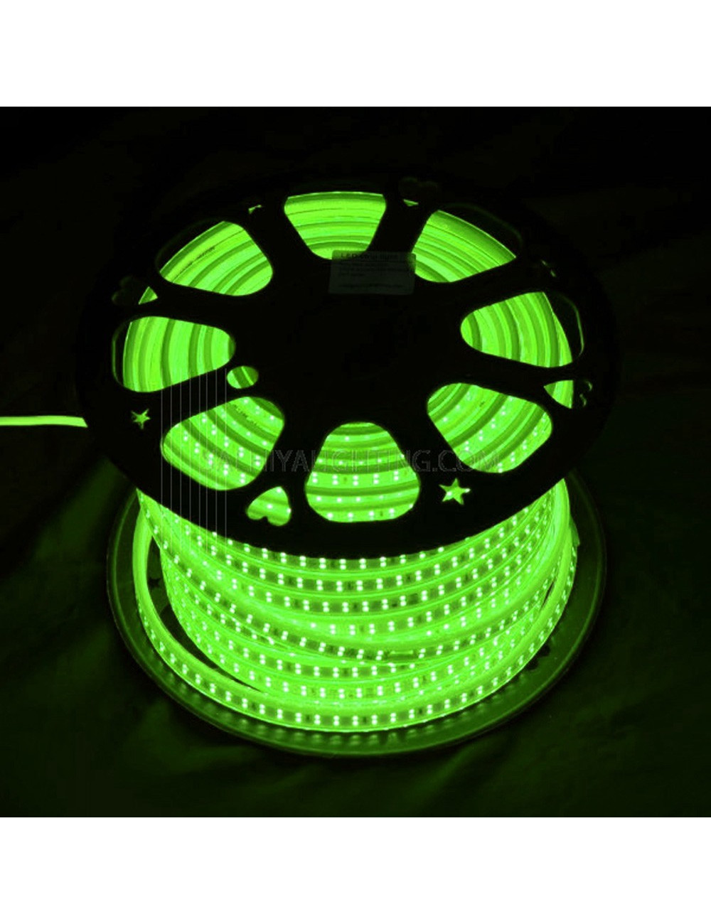 2835-180P DOUBLE LINE LED STRIP LIGHT GREEN 50 MTR