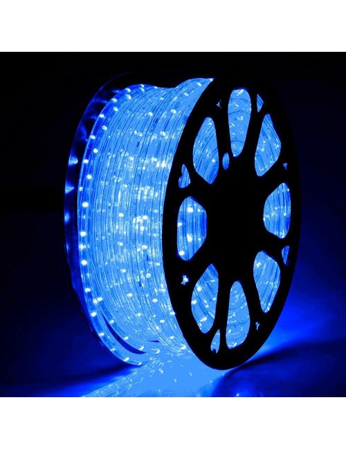 2835-180P DOUBLE LINE LED STRIP LIGHT BLUE 50 MTR - CH