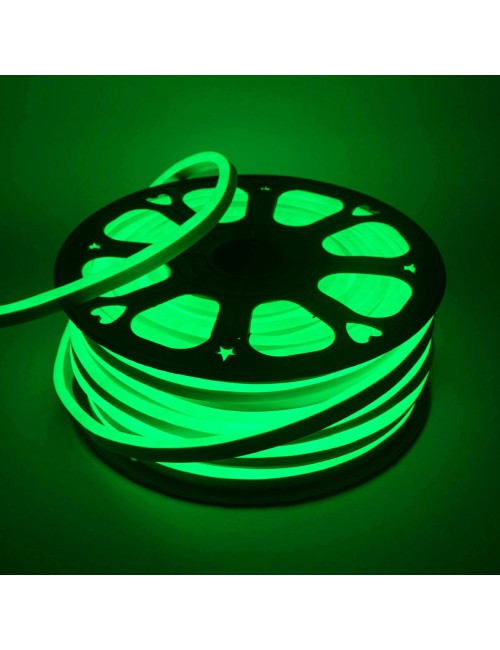2835-120P NEON LED SPTIP LED GREEN 50 MTR