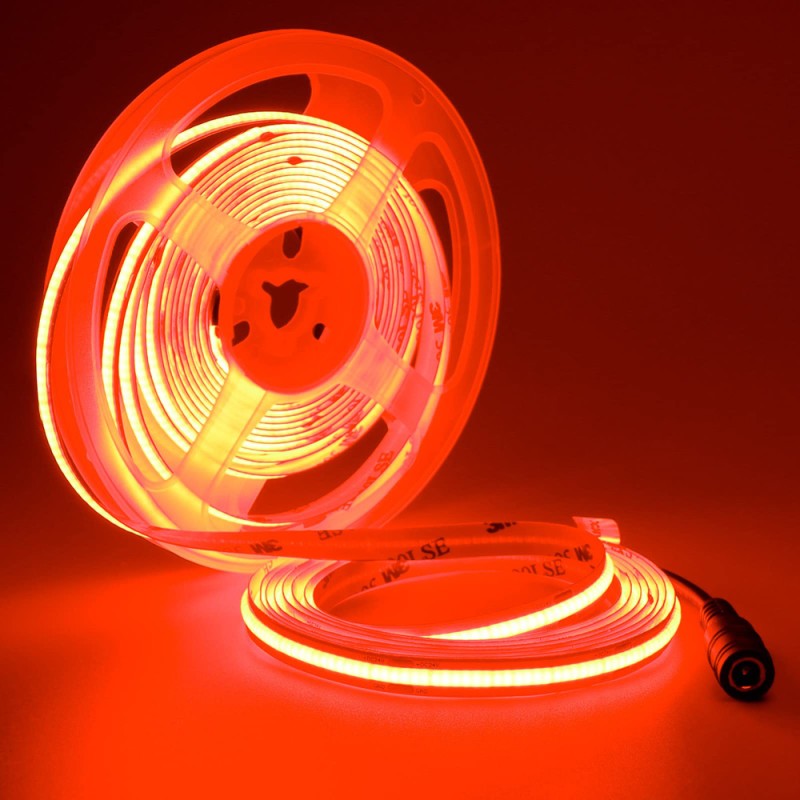 شريط ليد 12 فولت 5 متر احمر COB LIGHT