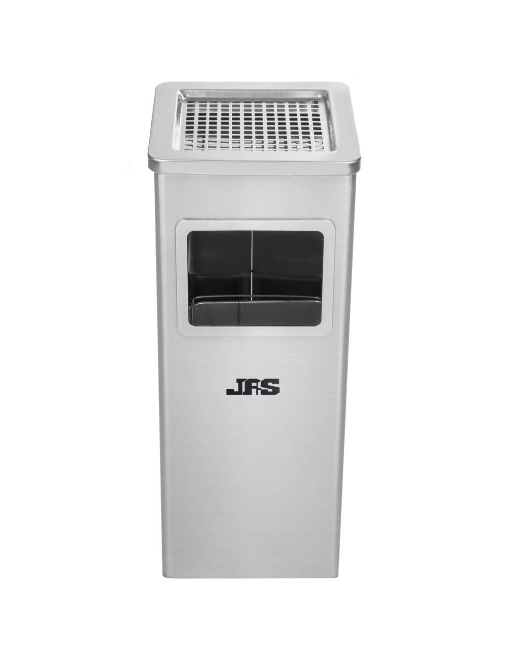 D-032 SMOKING BIN SQUARE SMALL STAINLESS STEEL