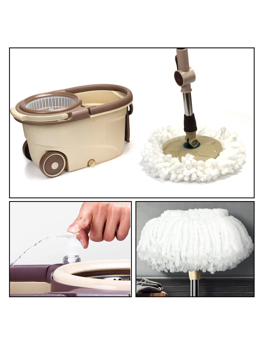 CLEANING BUCKET WITH MOP