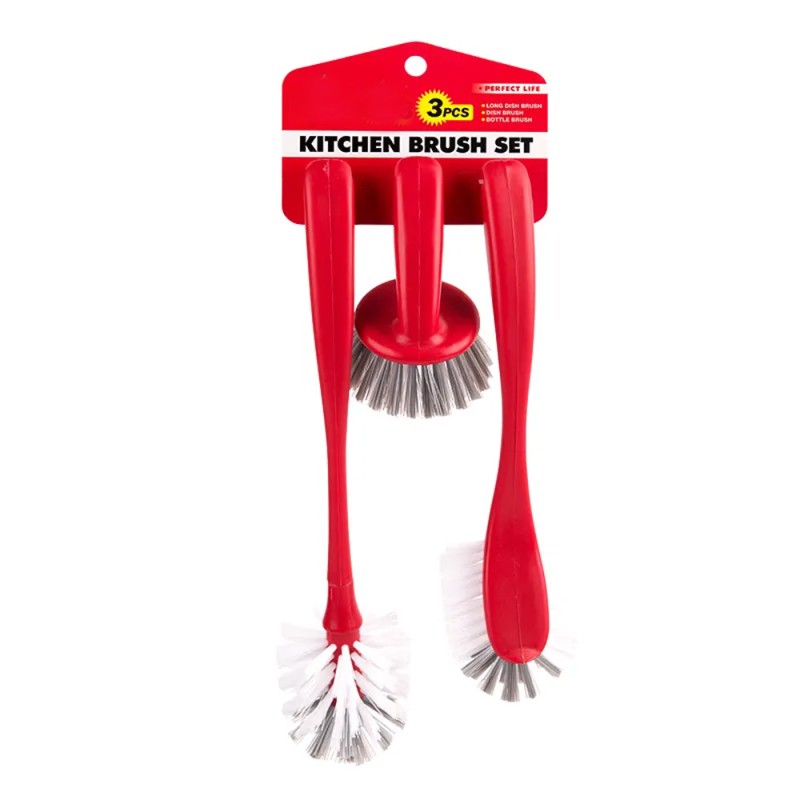 J14002 KITCHEN BRUSH 3PCS SET