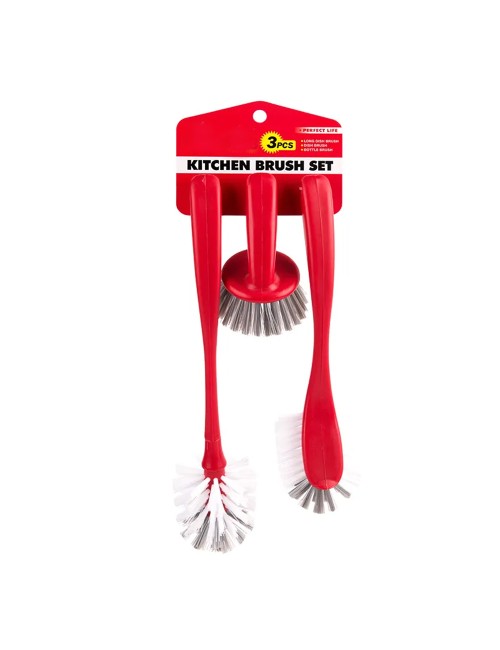 J14002 KITCHEN BRUSH 3PCS SET