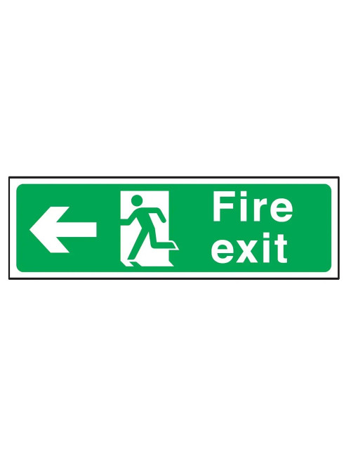 FIRE EXIT استيكر خروج 15×40 CHN