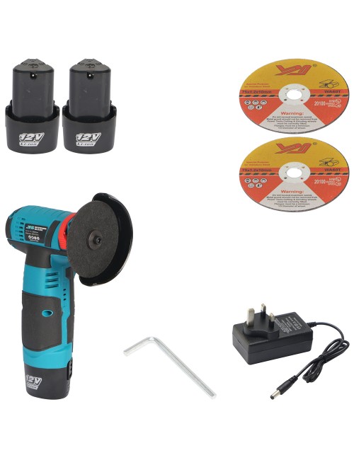 JAS-MC12V MINI CUTTING MACHINE WITH 2 PCS LITHIUM BATTERIES 12V