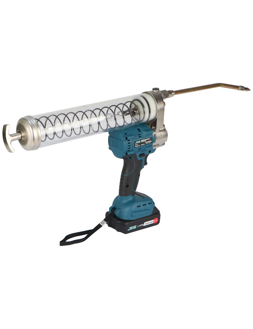 JAS-GG21V GREASE GUN 21V WITH PCS LITHIUM BATTERIES