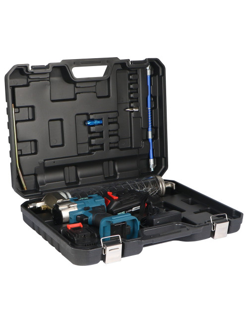 JAS-GG21V GREASE GUN 21V WITH PCS LITHIUM BATTERIES
