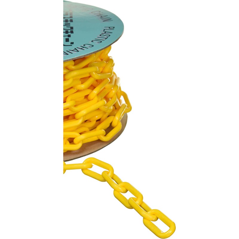 YF-PWC PLASTIC WARNING CHAIN YELLOW 8 MM x 25 MTR