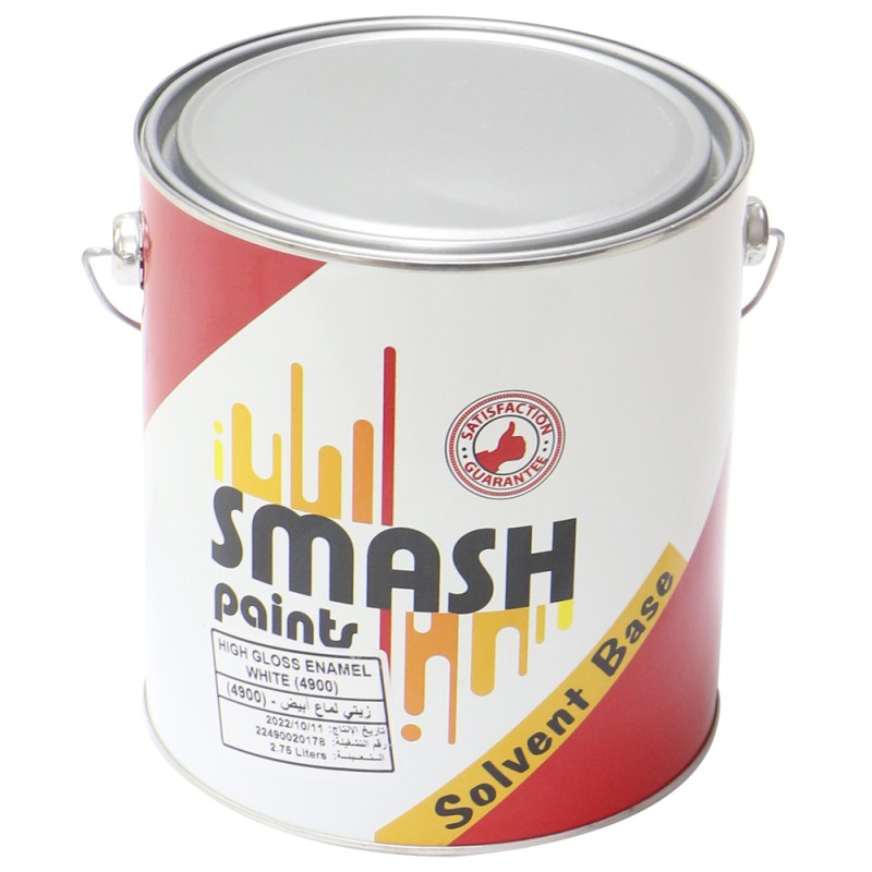 زيتي لماع ابيض جالون SMASH