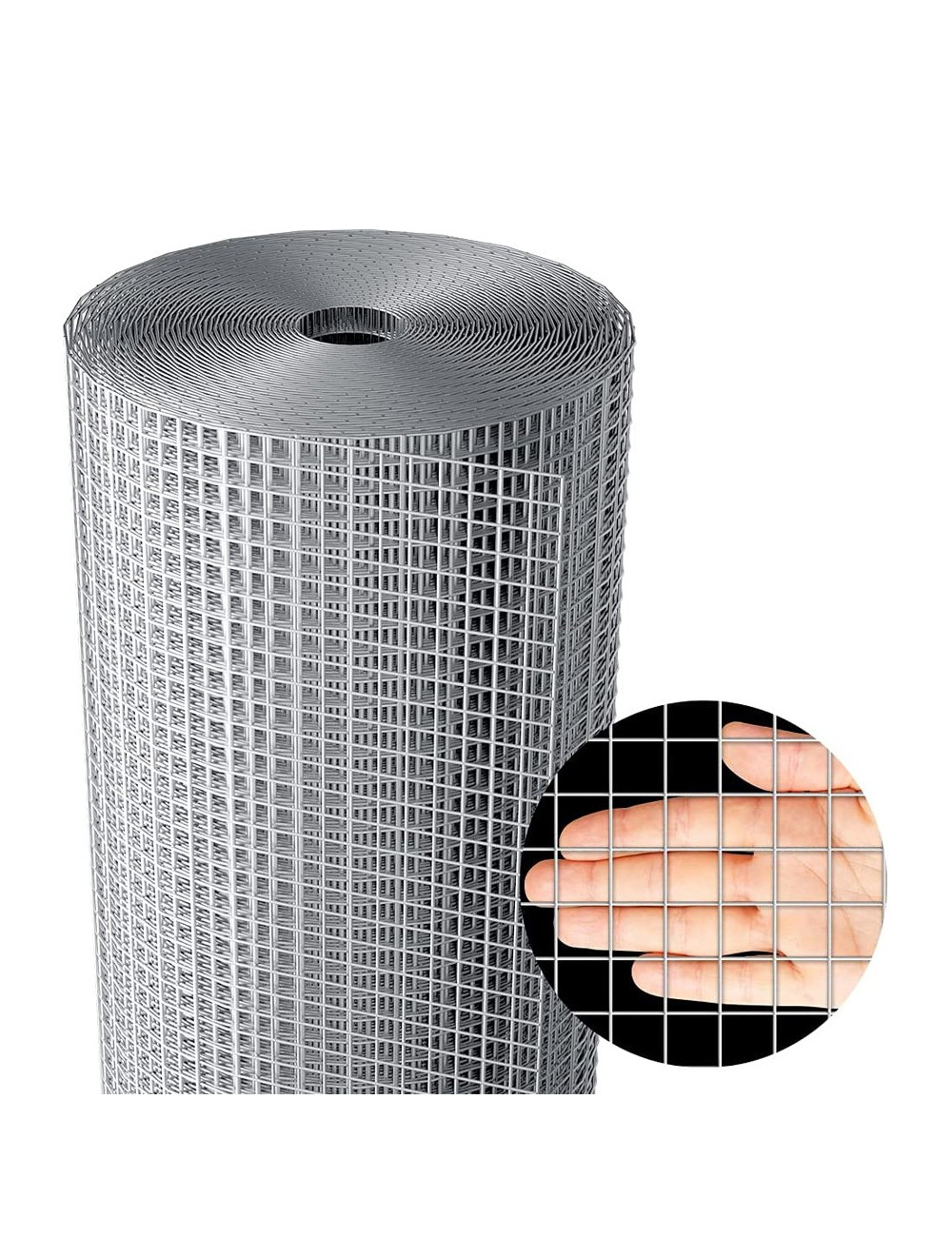 Welded Wire Mesh Elect . GALV . Before Welding 1/2''x19 x 1.2M x 25M-28.50 KGS - CHN