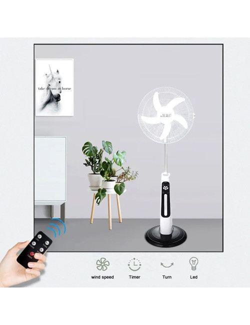 LD-300A SOLAR FAN AC/DC 16"