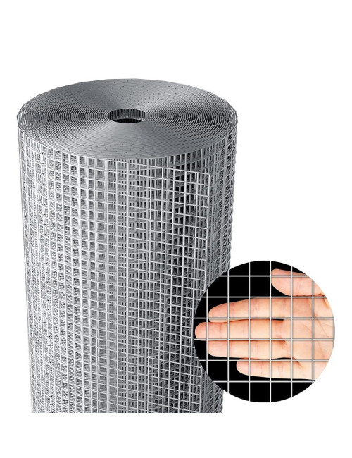 ELECTRO GALV WELDED MESH B/W 14G x 1" x 1.5 x 25 MTR