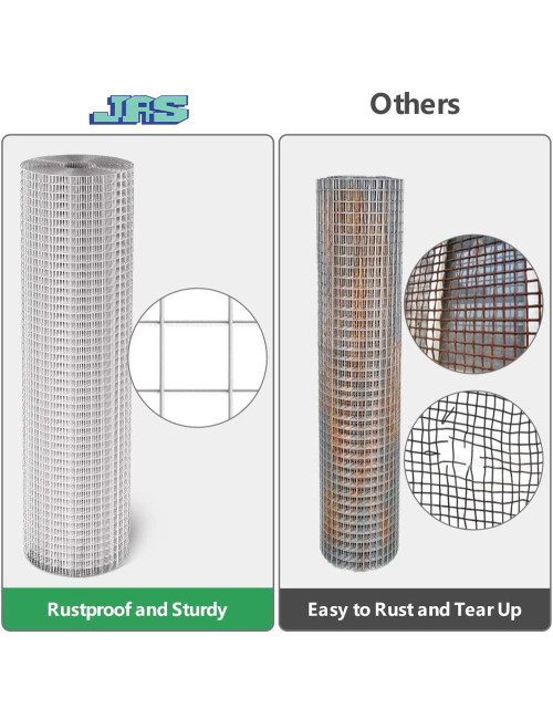 شبك مربع جلفنايز 1"×14×1.5متر×25متر CHN