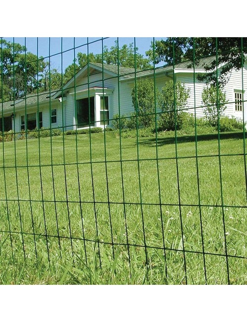 PVC COATED WELDED MESH GREEN 14G x 2" x 1" x 1.5 x 25 MTR