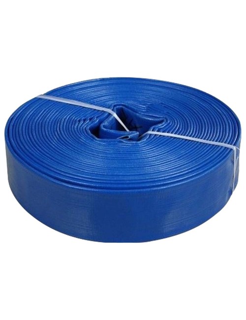 PVC LAYFLAT HOSE BROWN 4" x 100 MTR x 6 BAR