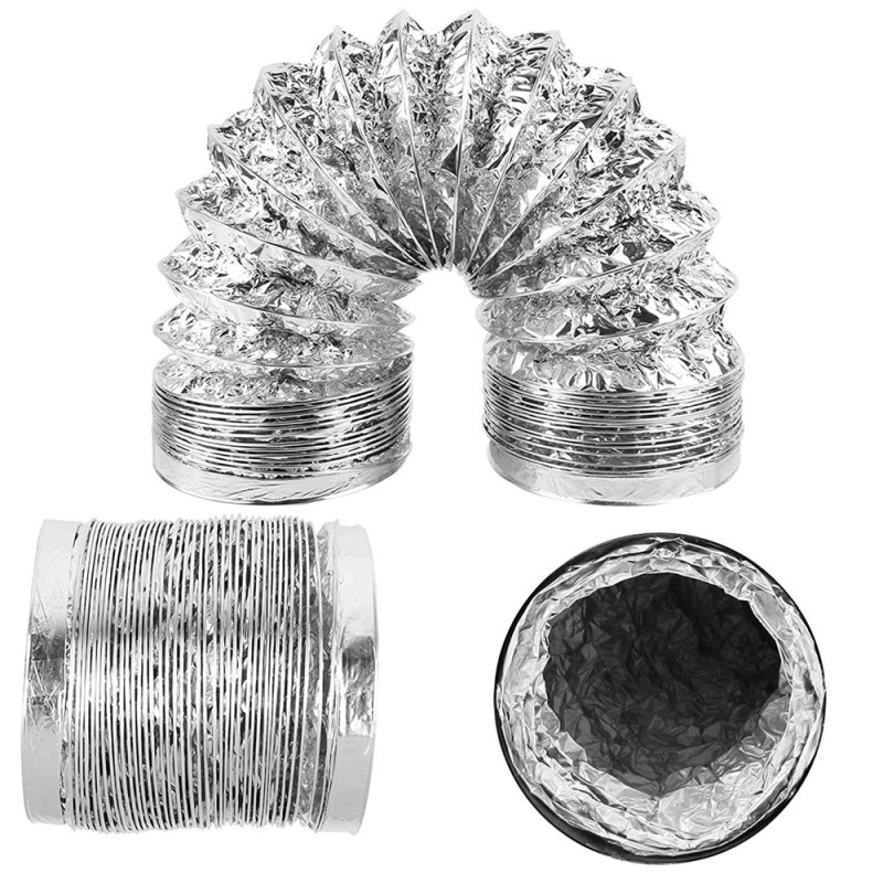 ALUMINIUM DUCT HOSE 6" x 10 MTR
