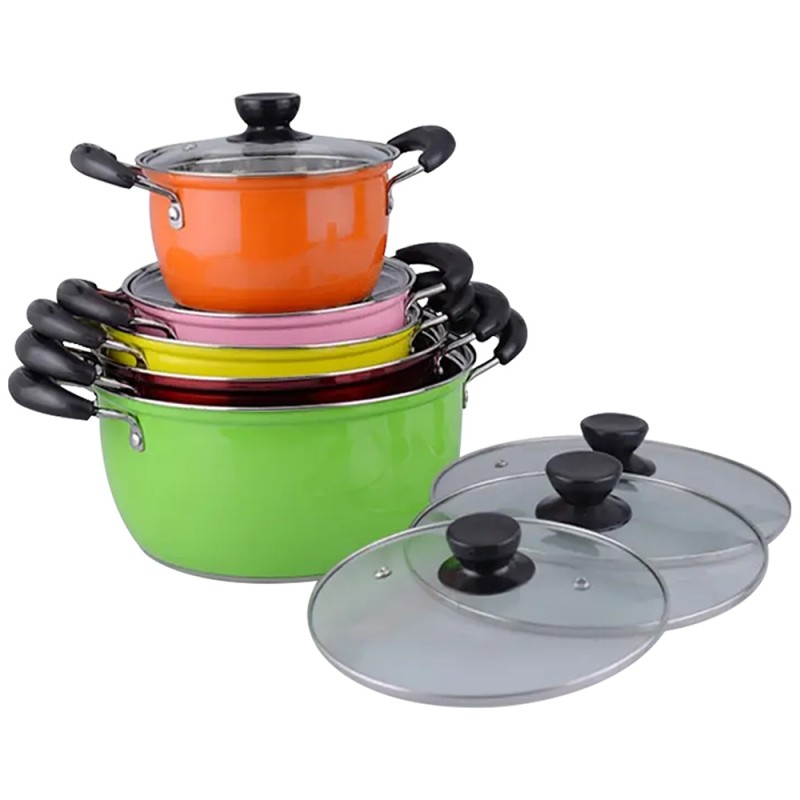 10-piece stainless steel cookware set HP786-102